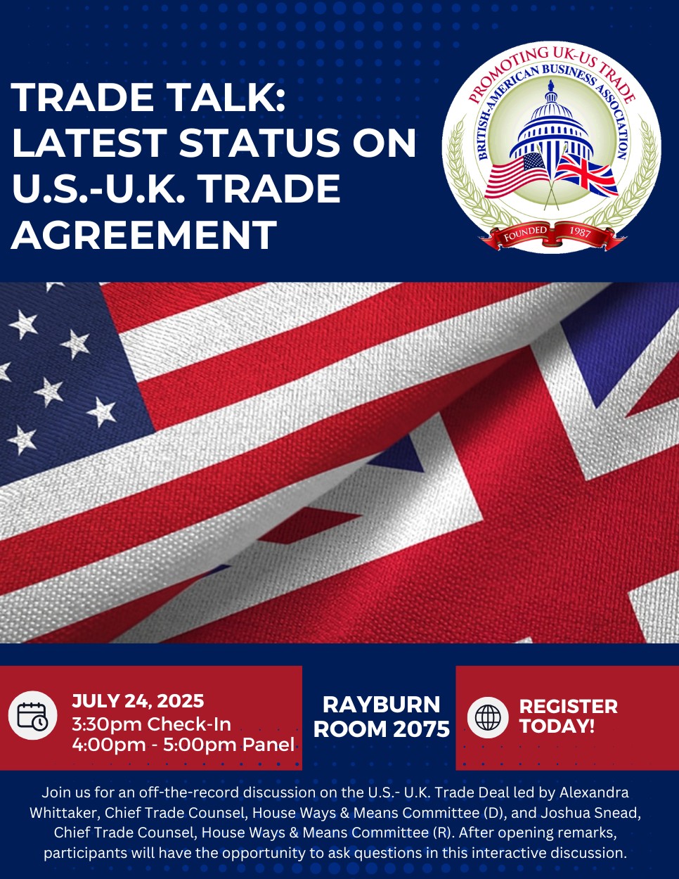 Trade Talk - Latest Status on US-UK Trade Agreement